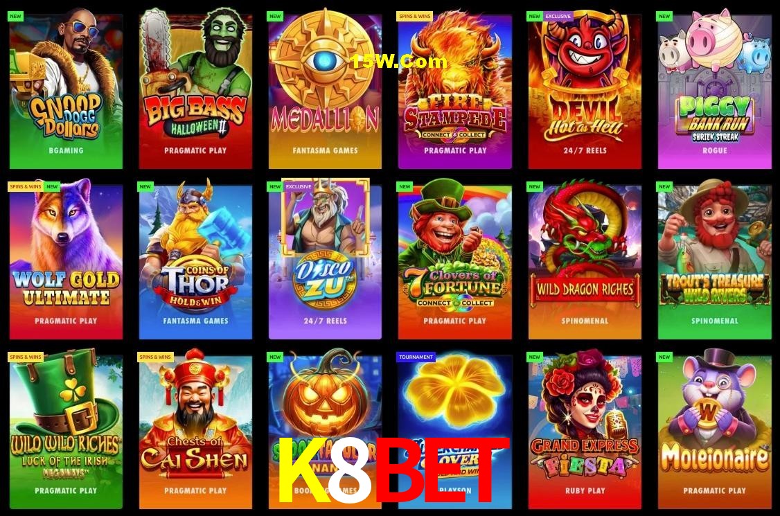 Game Providers K8Bet