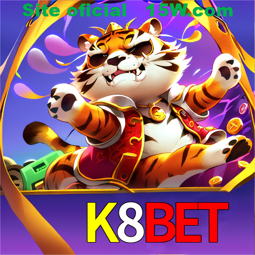 Imagem promocional da K8Bet mostrando a plataforma e suas vantagens